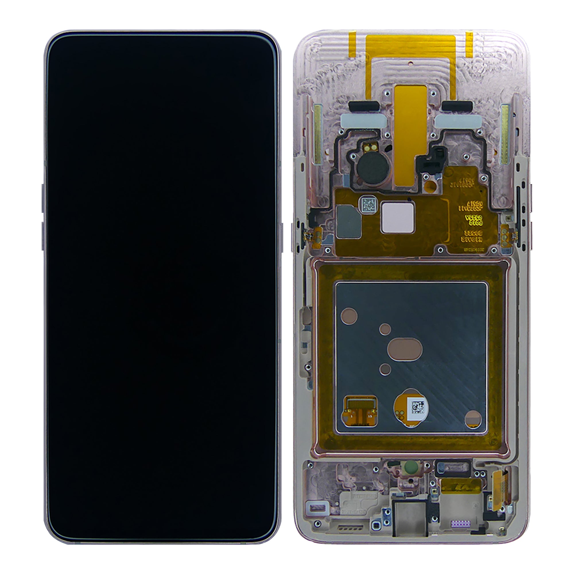Samsung Galaxy A80 A805F Display und Touchscreen-Digitizer mit Rahmen Angel Gold Service Pack – Bild 3