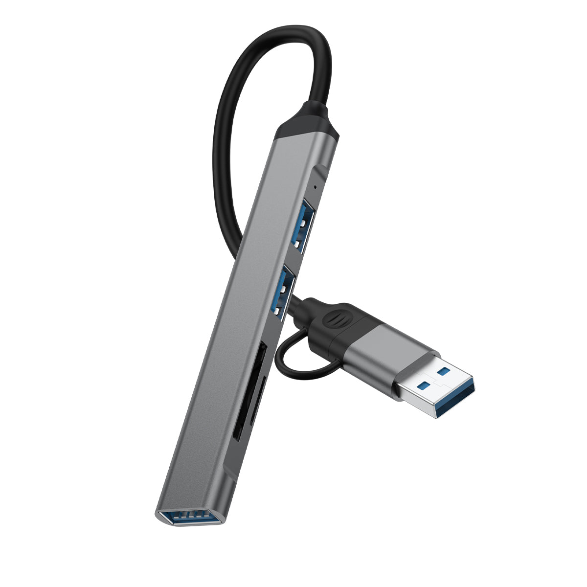 Rixus RXHU05 USB-C 2 in 1 Hub Multiport Adapter – Bild 2
