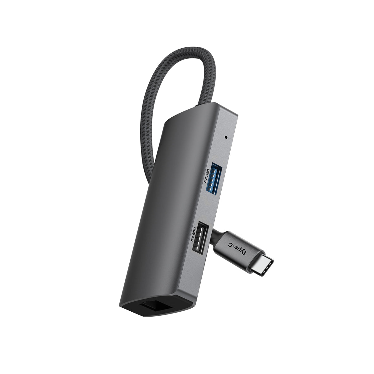 Rixus RXHU07 USB-C To Ethernet HDMI Adaptor mit Docking Station Grey – Bild 3