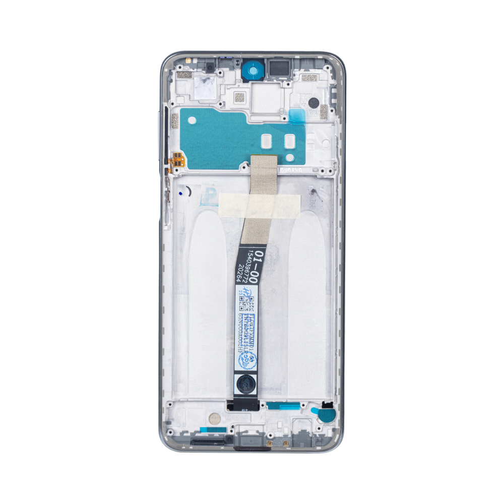 OEM Display für Xiaomi Redmi Note 9 Pro mit Rahmen Weiß – Bild 3