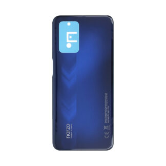 Realme Narzo 30 5G Akkudeckel ohne Linse Racing Blue OEM