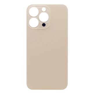 Für Apple iPhone 13 Pro Max Rückglas, Enlarged Kamera Rahmen Gold kompatibel