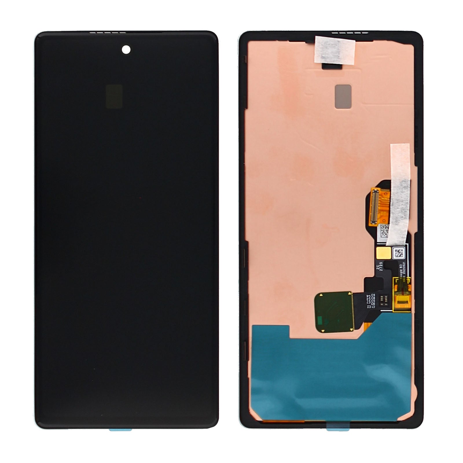 Google Pixel 6A Display und Touchscreen-Digitizer ohne Rahmen Black Service Pack – Bild 3