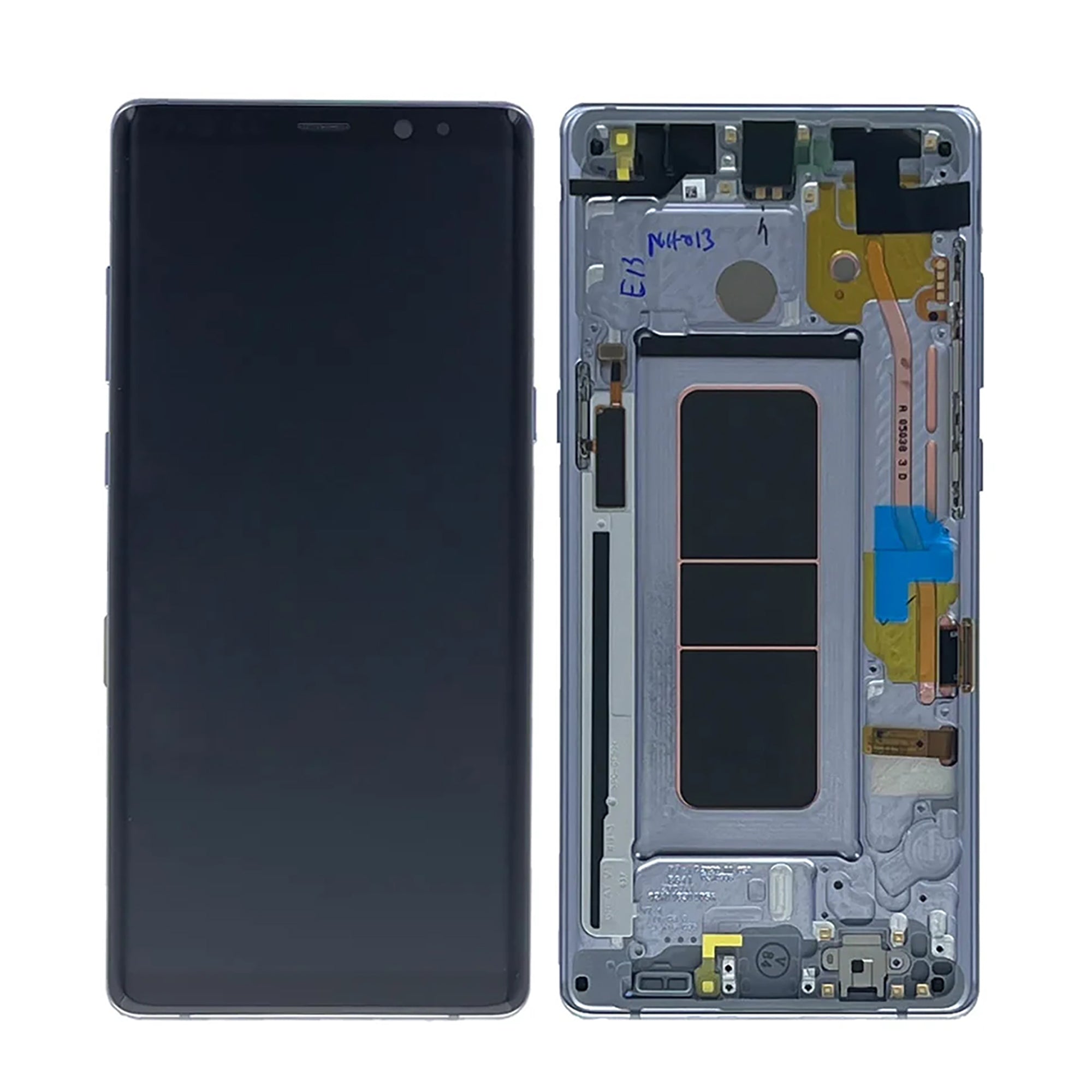 Samsung Galaxy Note 8 N950F Display und Touchscreen-Digitizer mit Rahmen Orchid Grey Service Pack – Bild 3