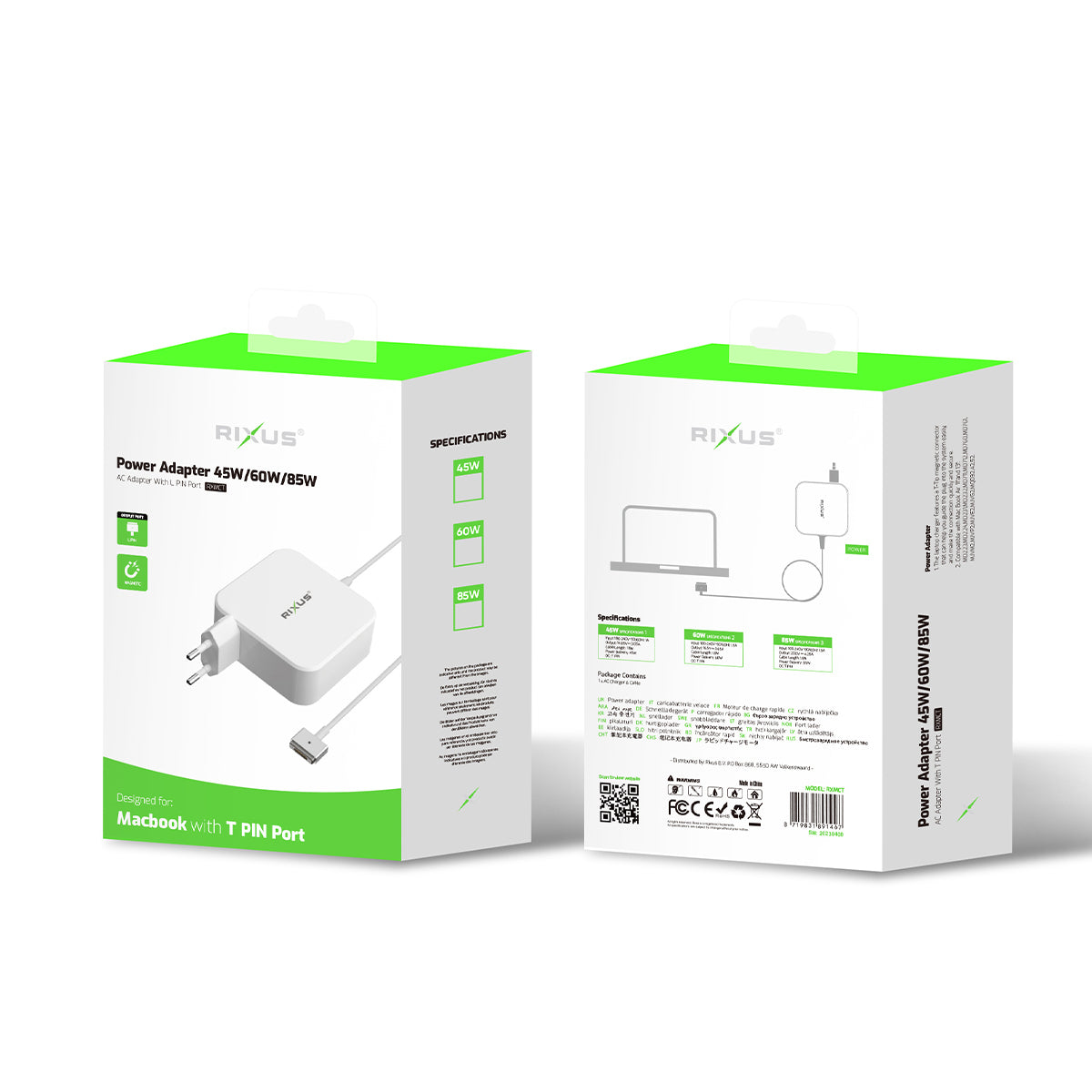 Rixus RXMCT 45W Charger für Macbook T Type – Bild 5