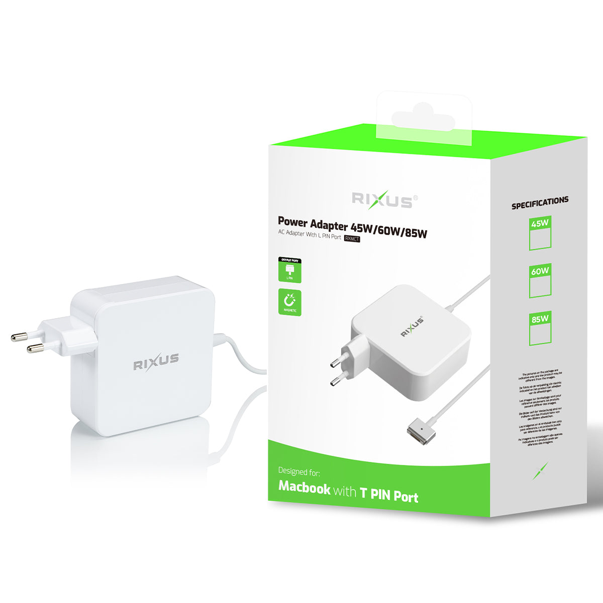 Rixus RXMCT 45W Charger für Macbook T Type – Bild 6
