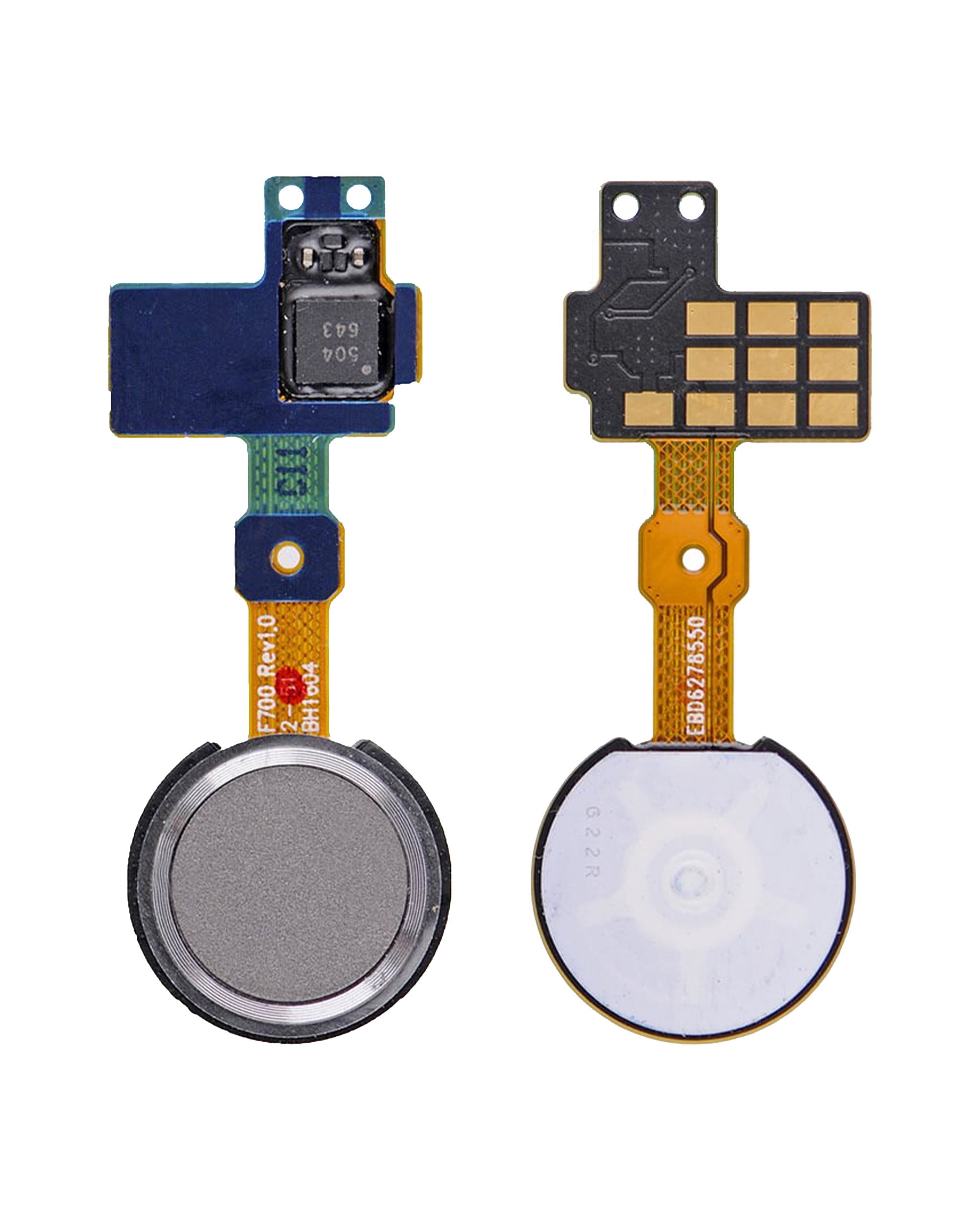 Fingerabdrucksensor mit Flexkabel für LG G5 (Original) (Titan Silver) – Bild 3