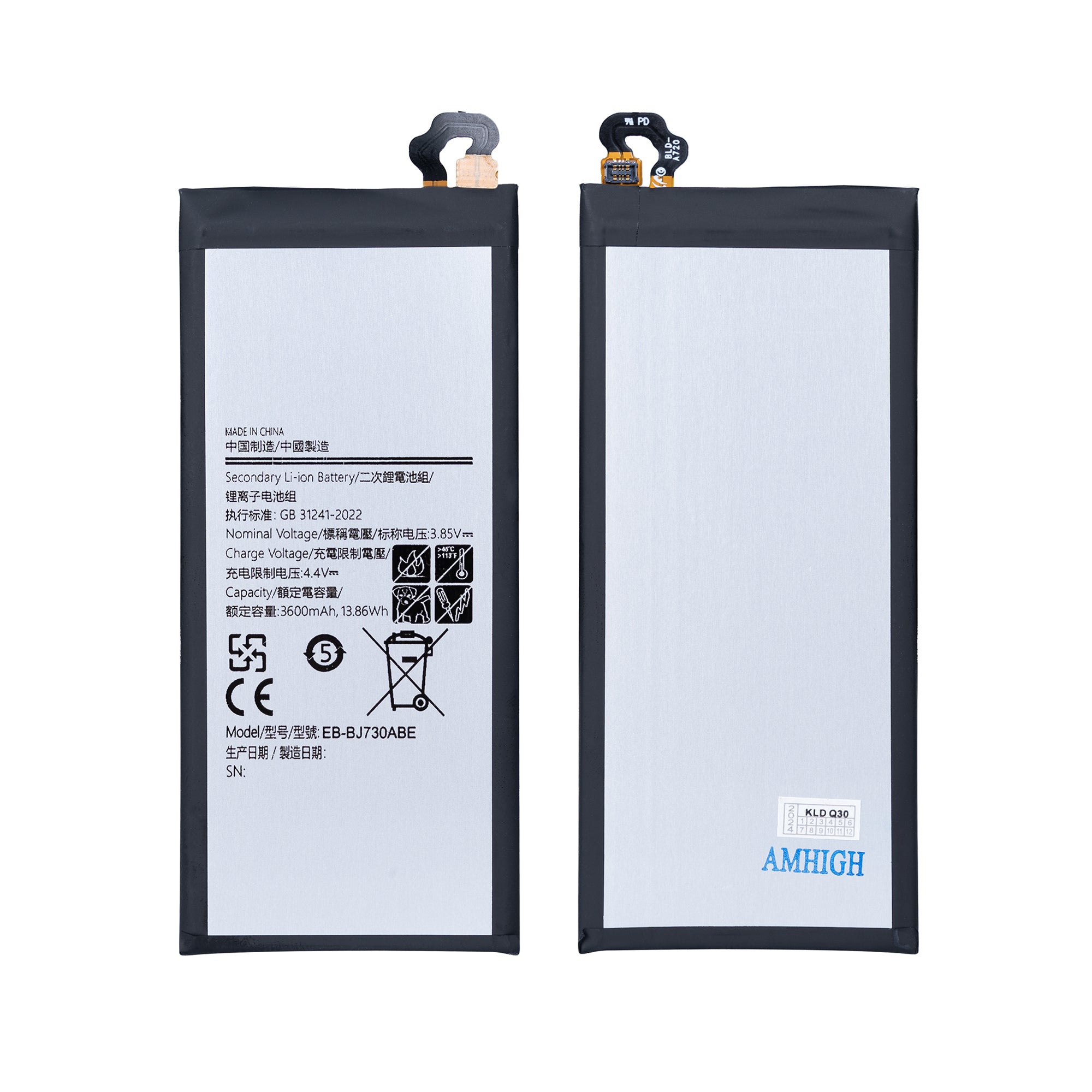 Samsung Galaxy A7 A720F (2017), J7 J730F (2017), J7 Pro Akku EB-BA720ABE OEM – Bild 3