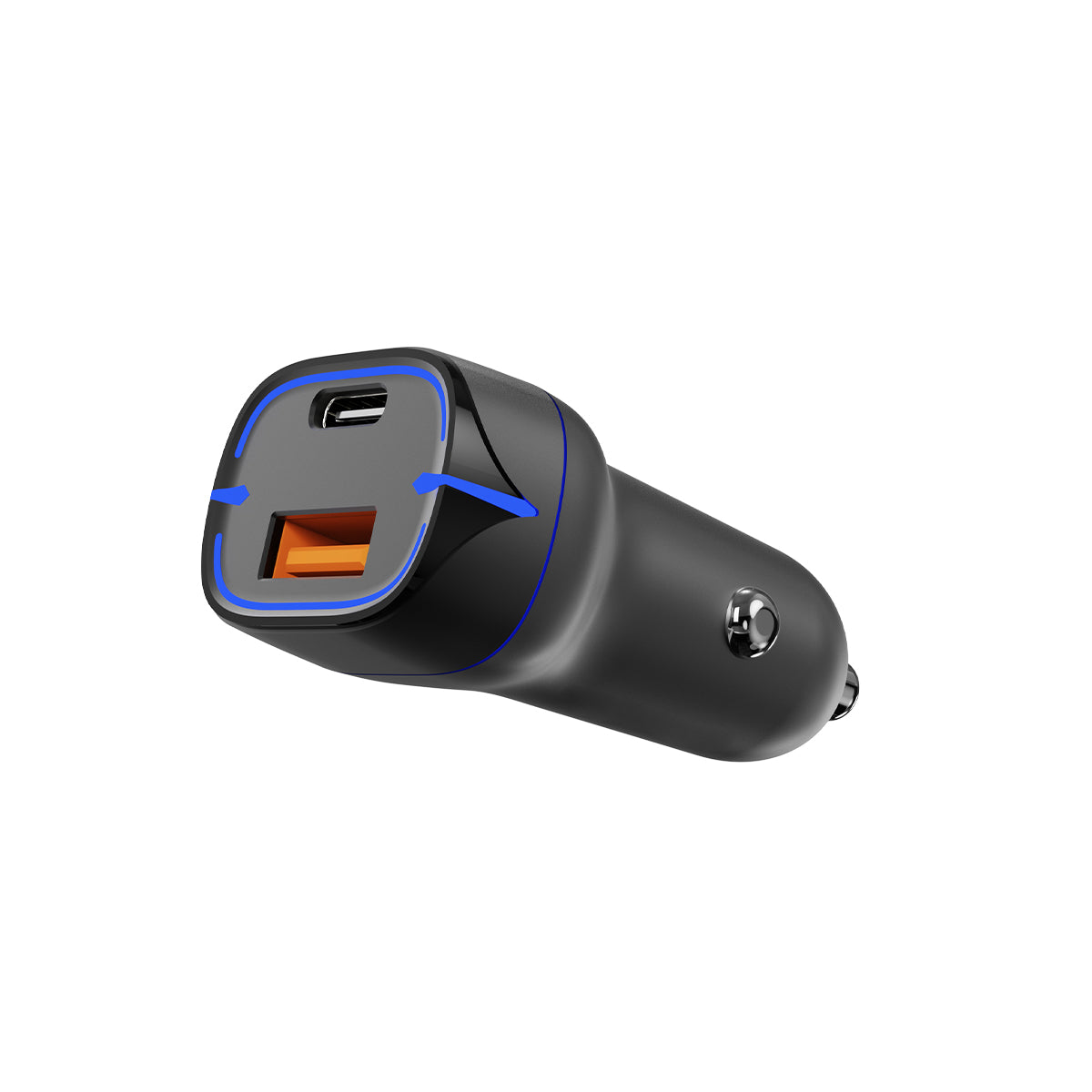 Rixus RXCC13 USB-C PD+QC3.0 Car Charger 38W Black – Bild 2
