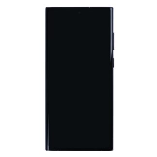 Samsung Galaxy S22 Ultra 5G S908B Display und Touchscreen-Digitizer mit Rahmen Phantom Black Soft-OLED