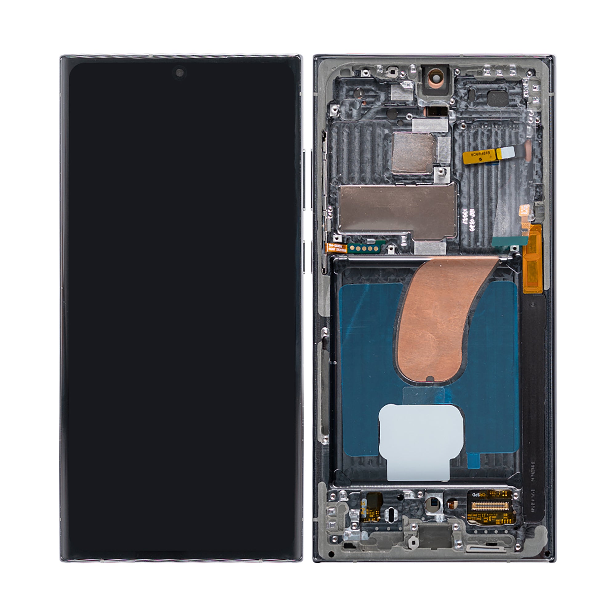Samsung Galaxy S23 Ultra S918B Display und Touchscreen-Digitizer mit Rahmen Green Soft-OLED – Bild 3