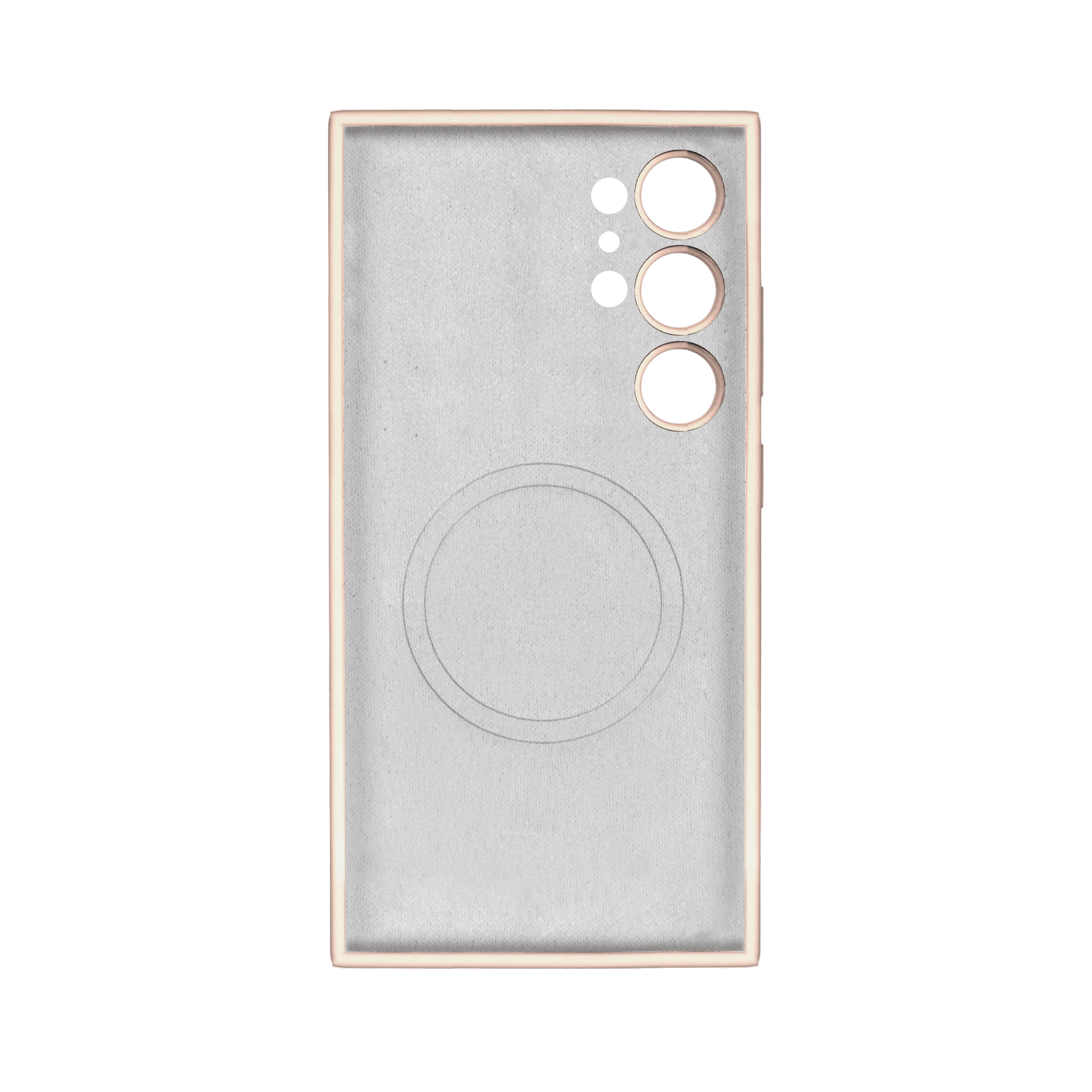 Rixus Soft TPU Handyhülle Dark mit MagSafe kompatibel für Samsung Galaxy S24 Ultra Gold – Bild 2