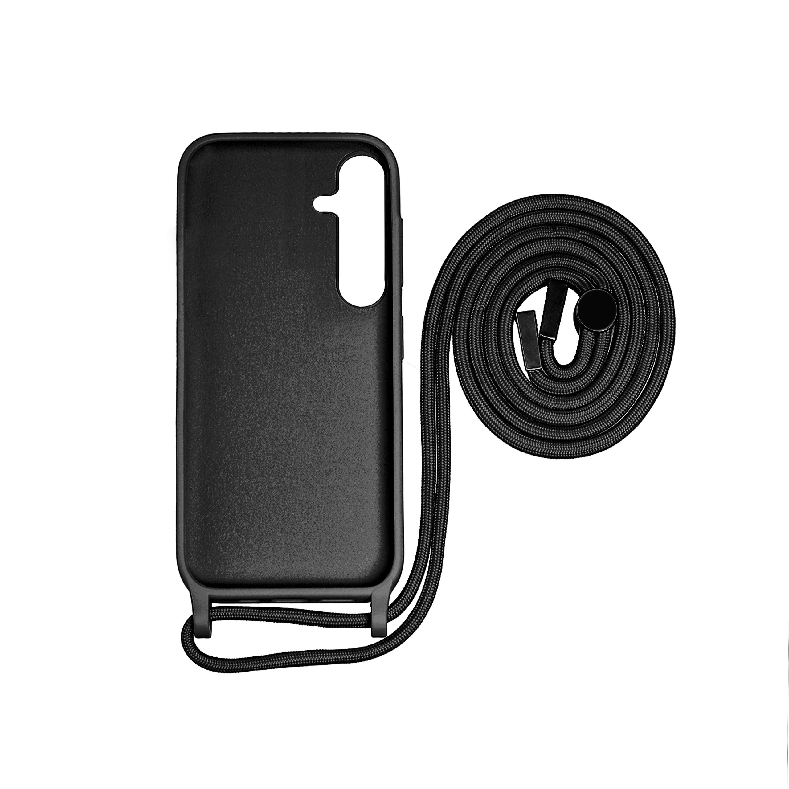 Rixus TPU Necklace Cord Abdeckung für Samsung Galaxy S24 Black – Bild 2