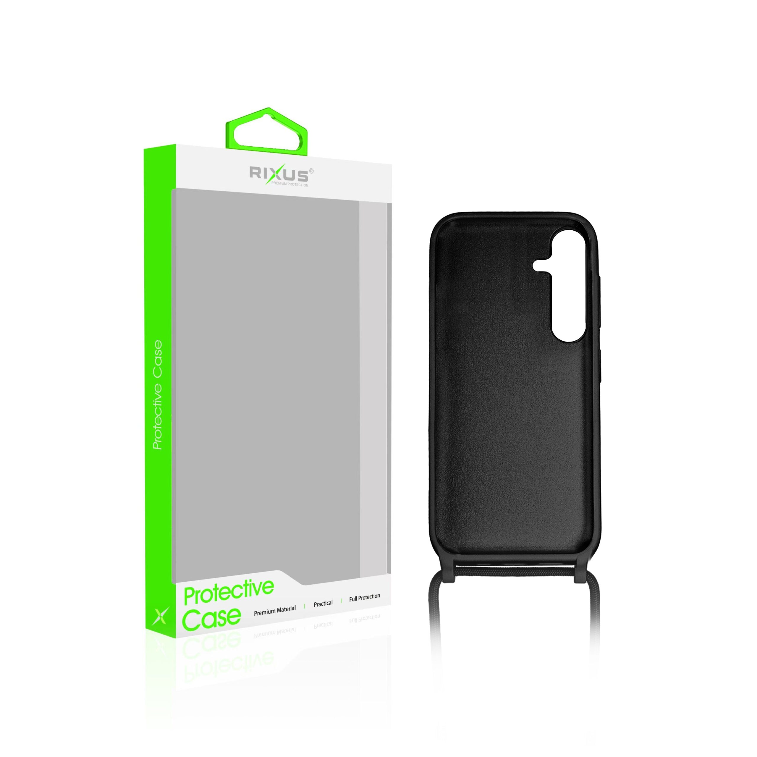 Rixus TPU Necklace Cord Abdeckung für Samsung Galaxy S24 Black – Bild 5