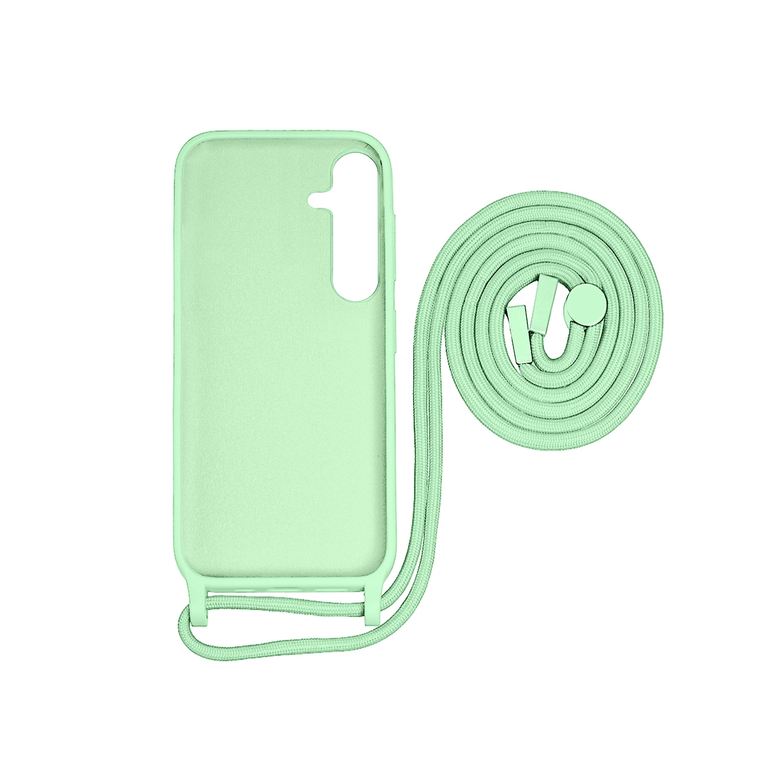 Rixus TPU Necklace Cord Abdeckung für Samsung Galaxy S24 Plus Matcha – Bild 2