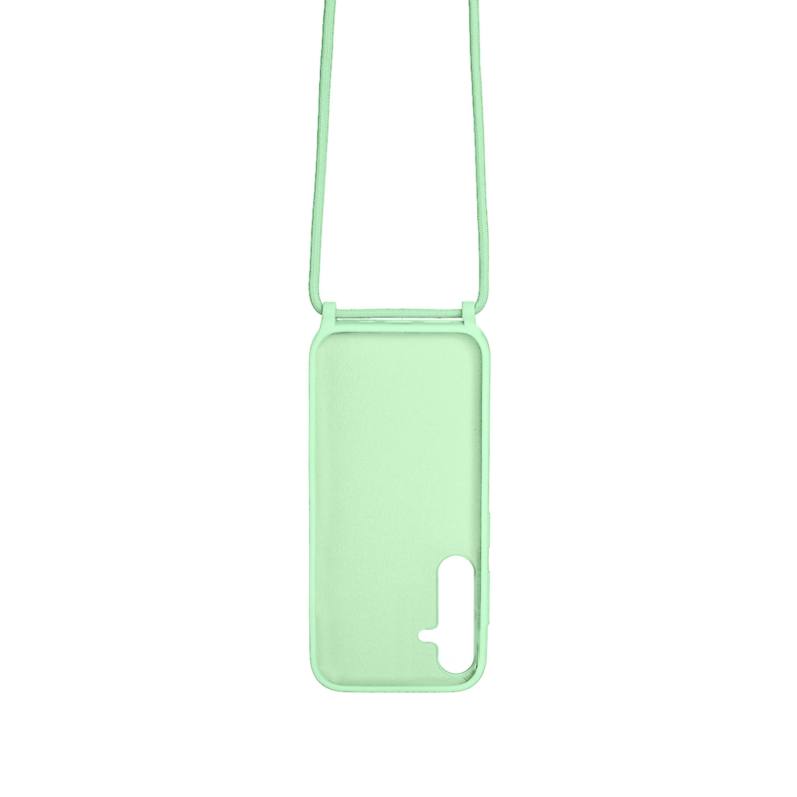 Rixus TPU Necklace Cord Abdeckung für Samsung Galaxy S24 Plus Matcha – Bild 3