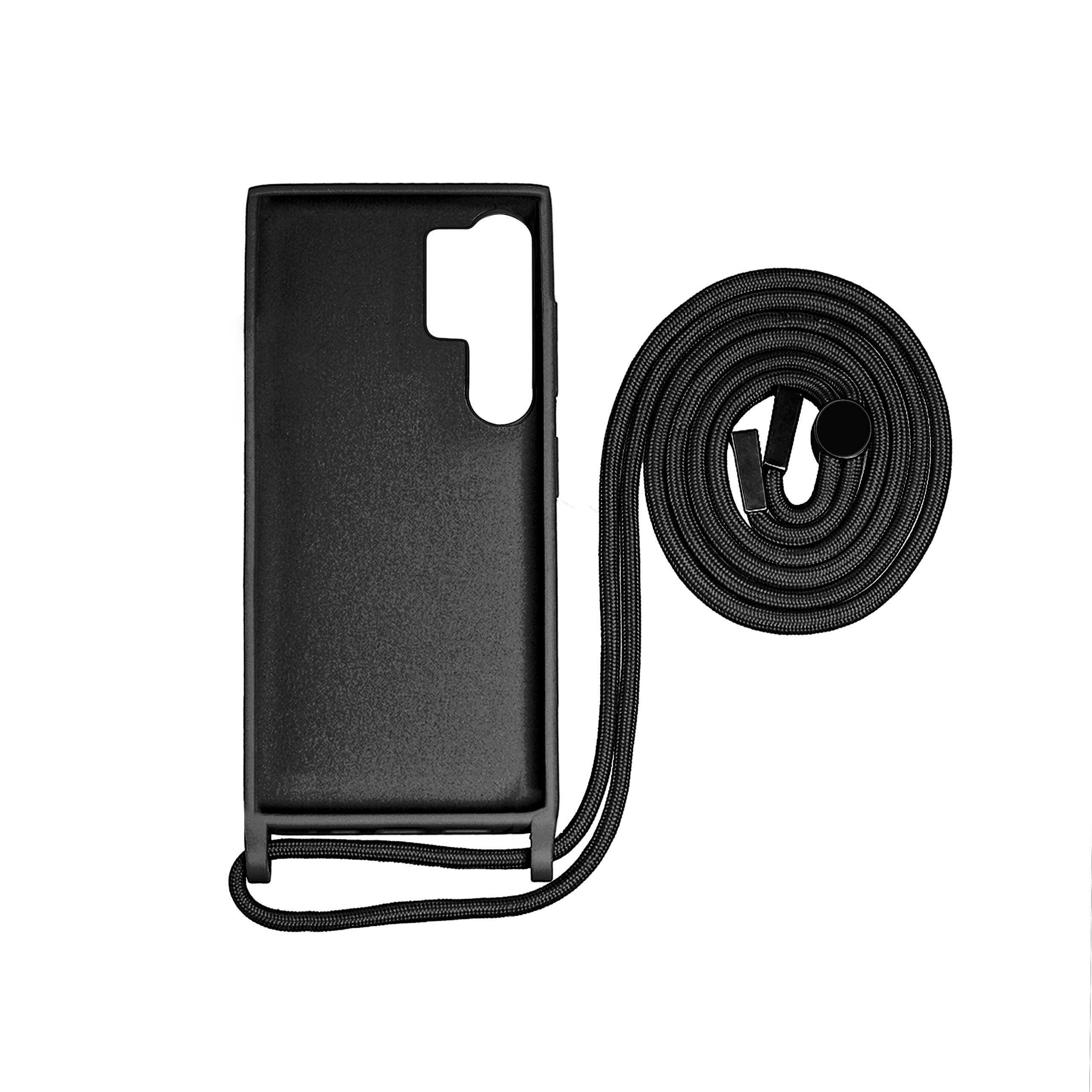 Rixus TPU Necklace Cord Abdeckung für Samsung Galaxy S24 Ultra Black – Bild 2