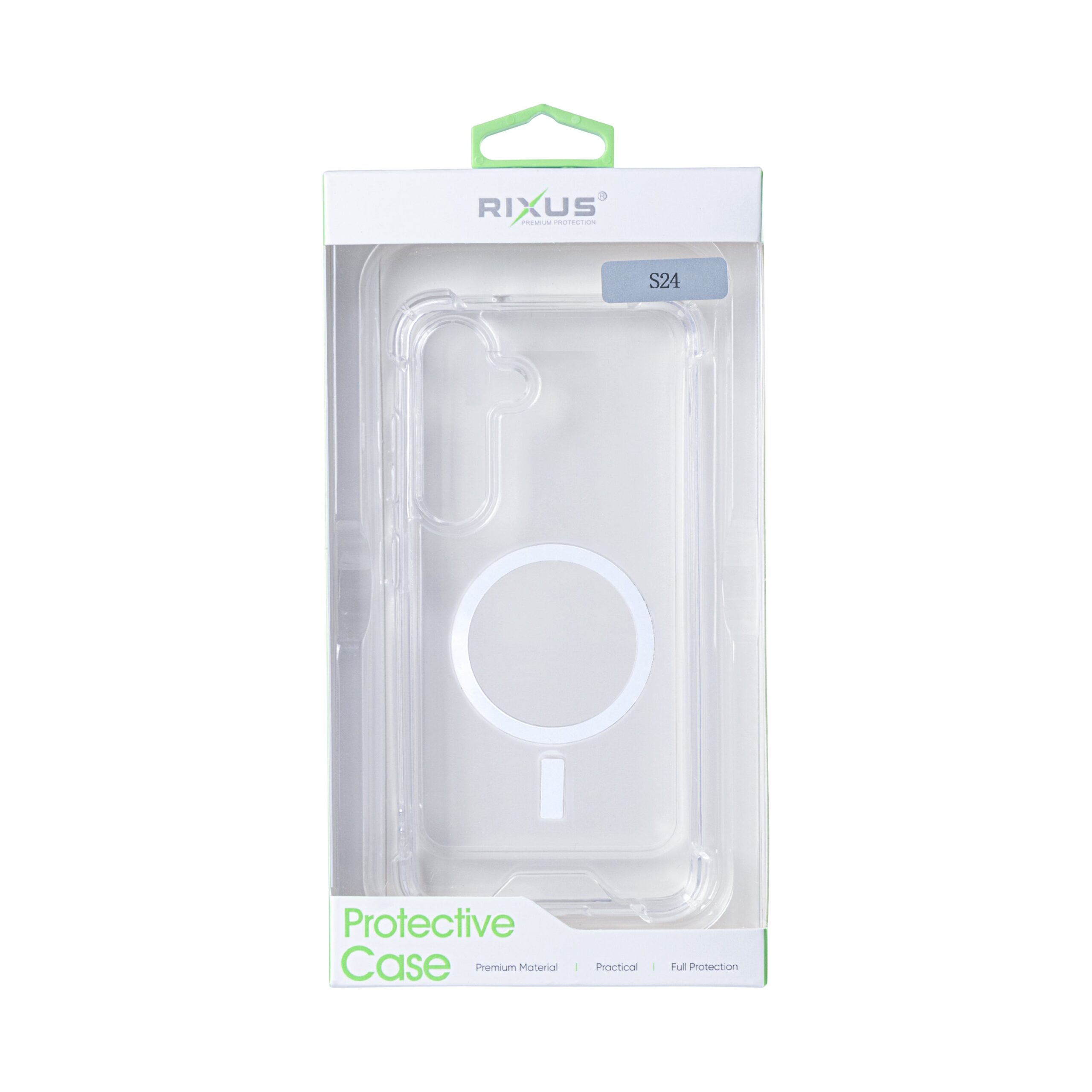 Rixus Anti-Burst Hülle mit MagSafe kompatibel für Samsung Galaxy S24, S25 Transparent – Bild 4