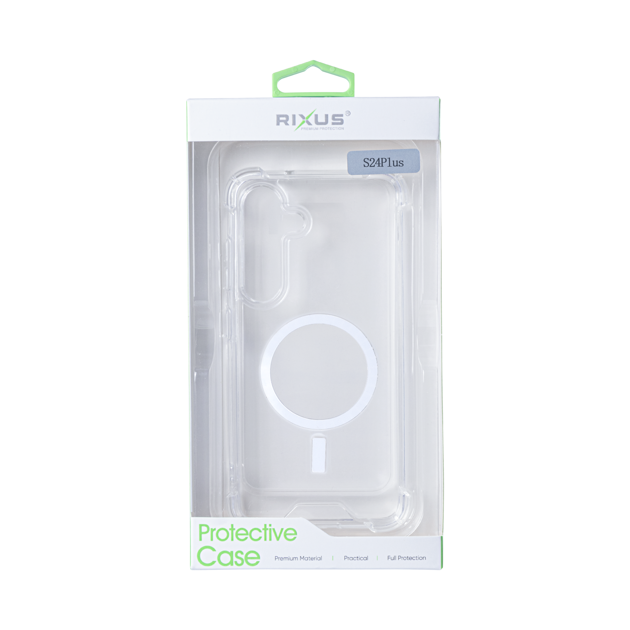 Rixus Anti-Burst Hülle mit MagSafe kompatibel für Samsung Galaxy S24 Plus, S25 Plus Transparent – Bild 4