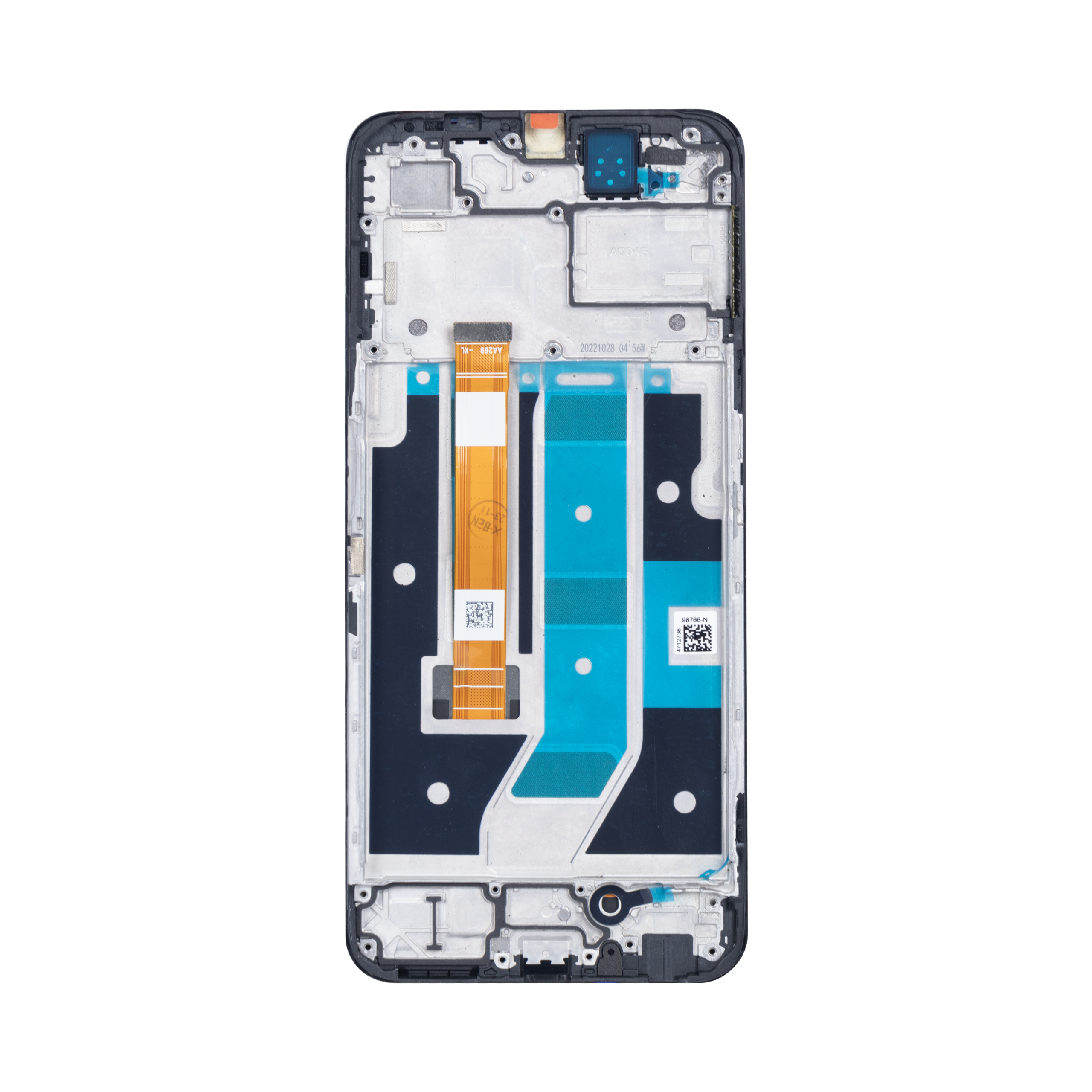 OEM Display für Oppo A58 5G mit Rahmen Schwarz – Bild 3