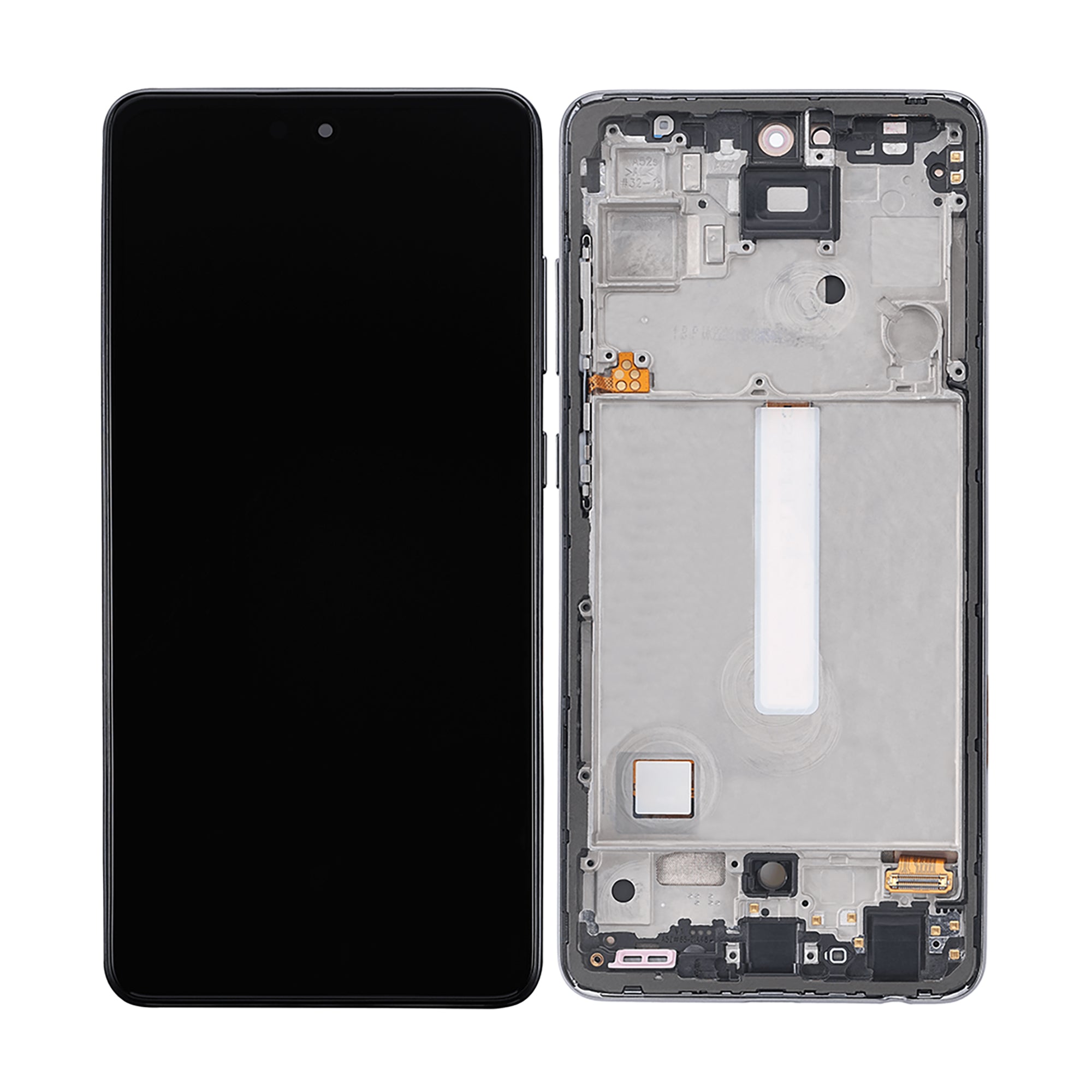Samsung Galaxy A52 4G A525F Display und Touchscreen-Digitizer mit Rahmen Awesome Black Soft-OLED – Bild 3