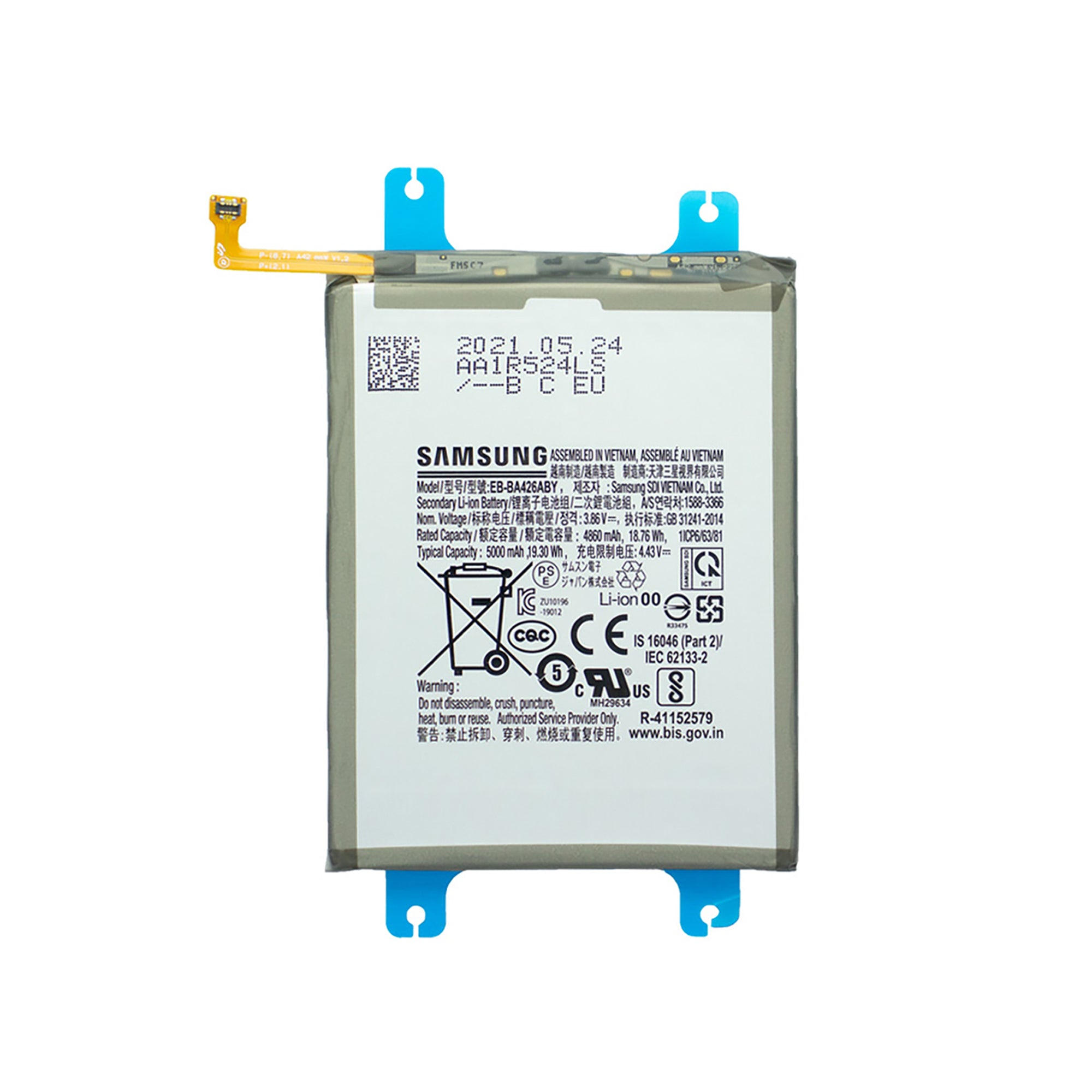 Samsung Galaxy A32 5G A326B, A42 5G A426B,A72 A725F,A726B,M22 M225F,M32 M325F Akku EB-BA426ABY SP Original