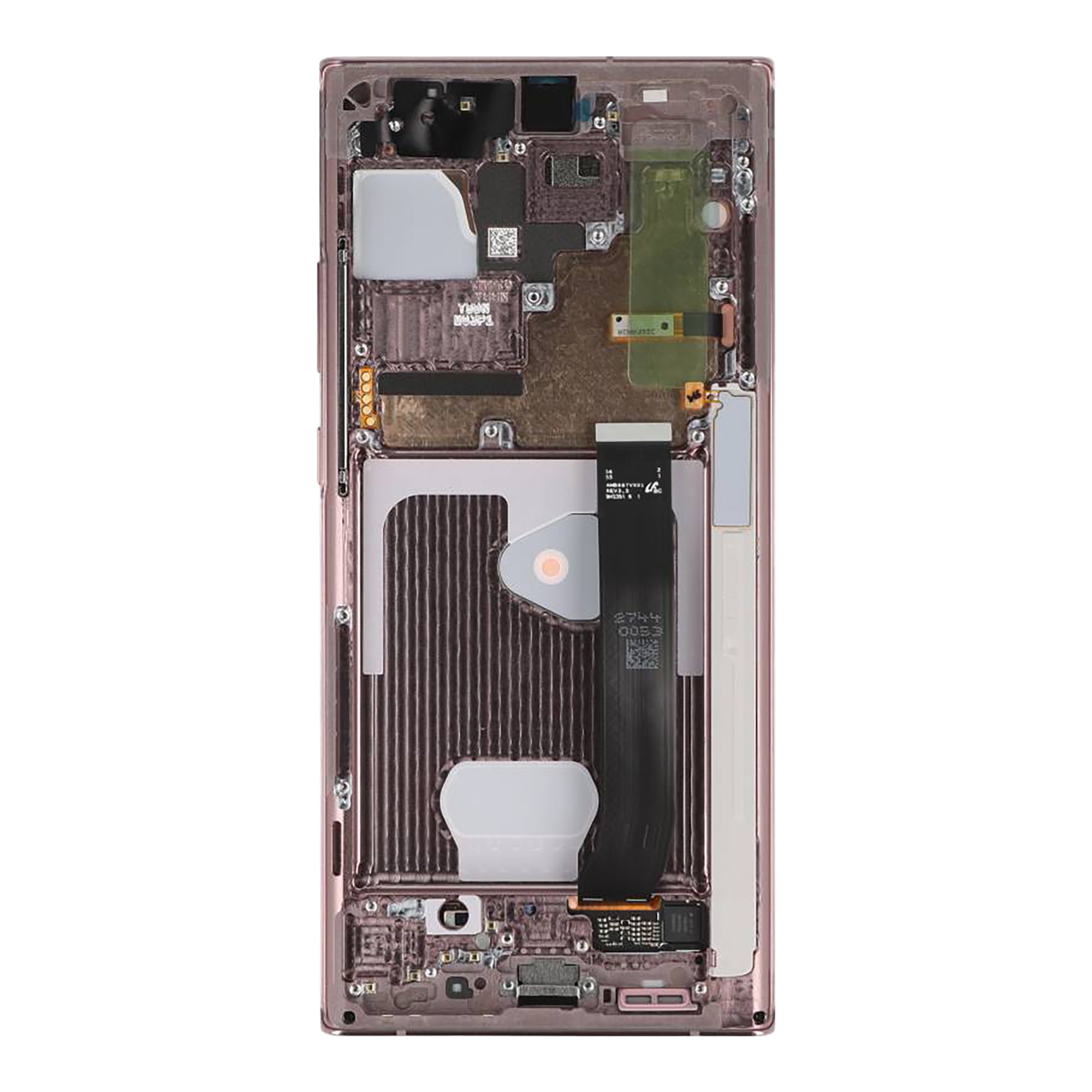 Samsung Galaxy Note 20 Ultra N985F, 5G N986B Display und Touchscreen-Digitizer mit Rahmen Mystic Bronze Service Pack – Bild 3