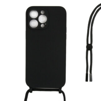 Rixus TPU Necklace Cord Abdeckung für Apple iPhone 12 Pro Black