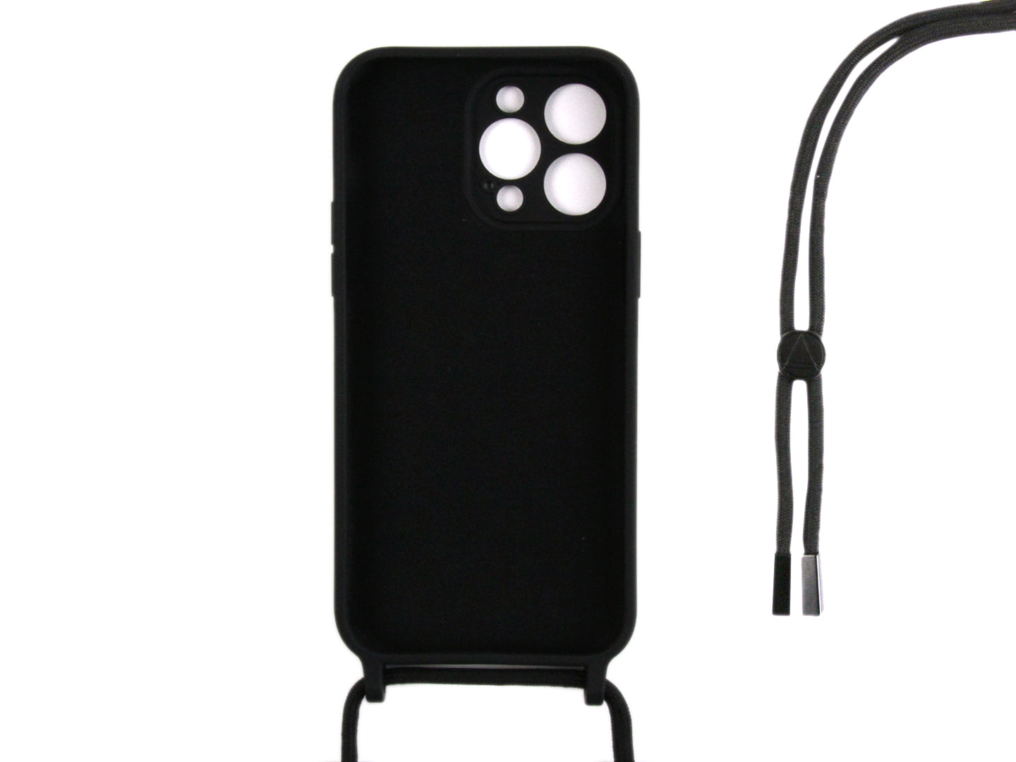 Rixus TPU Necklace Cord Abdeckung für Apple iPhone 12 Pro Black – Bild 2