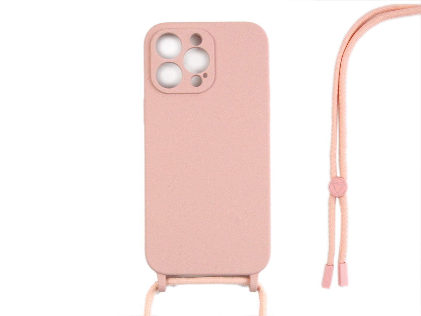 Rixus TPU Necklace Cord Abdeckung für Apple iPhone 12 Pro Pink
