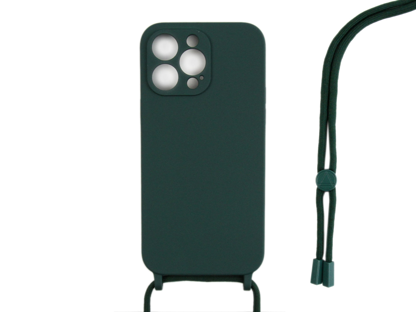 Rixus TPU Necklace Cord Abdeckung für Apple iPhone 12 Pro Dark Green