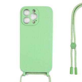 Rixus TPU Necklace Cord Abdeckung für Apple iPhone 12 Pro Matcha