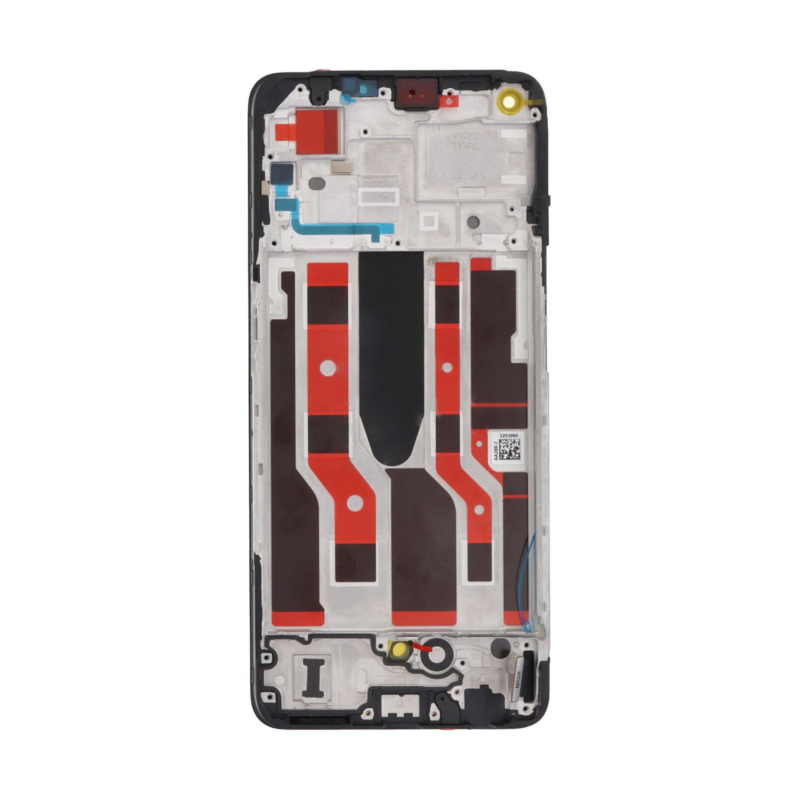 OEM Display für Oppo Reno 8 Lite mit Rahmen Schwarz – Bild 3