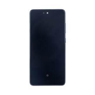 Samsung Galaxy A52 4G A525F Display und Touchscreen-Digitizer mit Rahmen Awesome Blue Soft-OLED