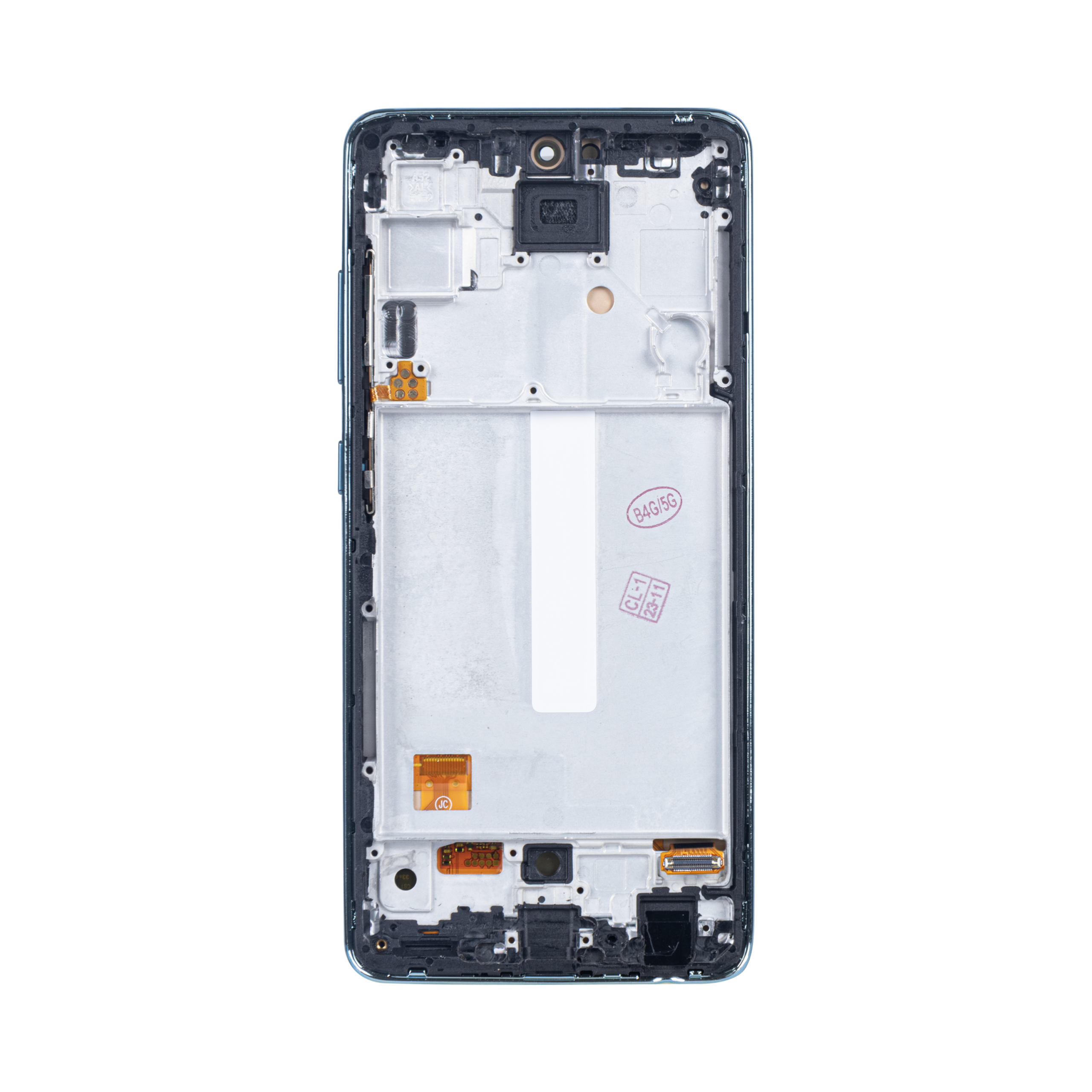 Samsung Galaxy A52 4G A525F Display und Touchscreen-Digitizer mit Rahmen Awesome Blue Soft-OLED – Bild 2