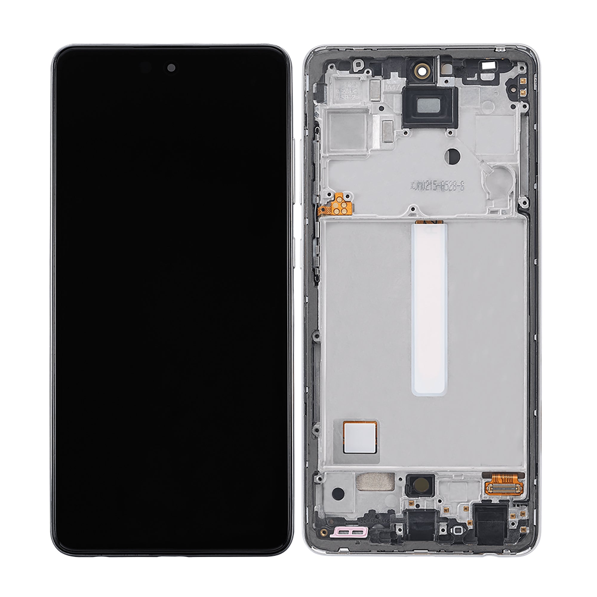 Samsung Galaxy A52 4G A525F Display und Touchscreen-Digitizer mit Rahmen Awesome White Soft-OLED – Bild 3