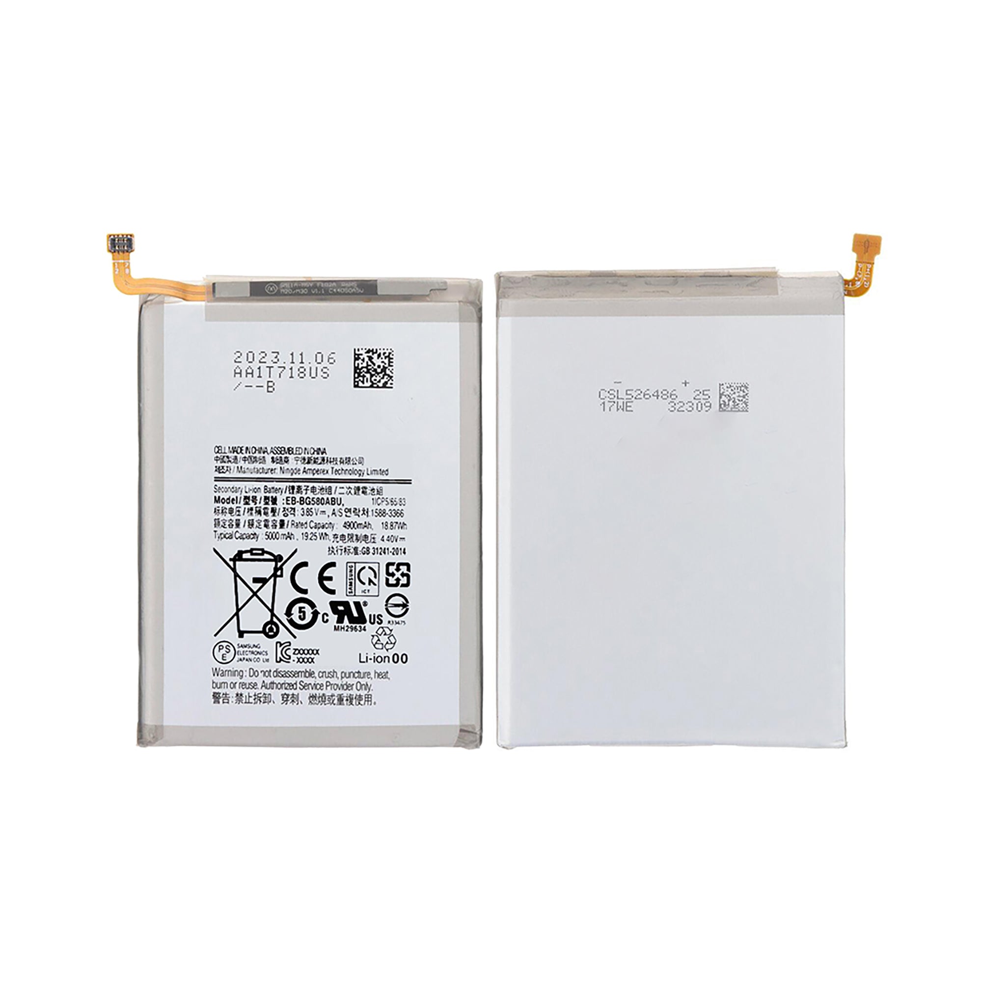 Samsung Galaxy M20 M205F, M30 M305F Akku EB-BG580ABU OEM – Bild 3