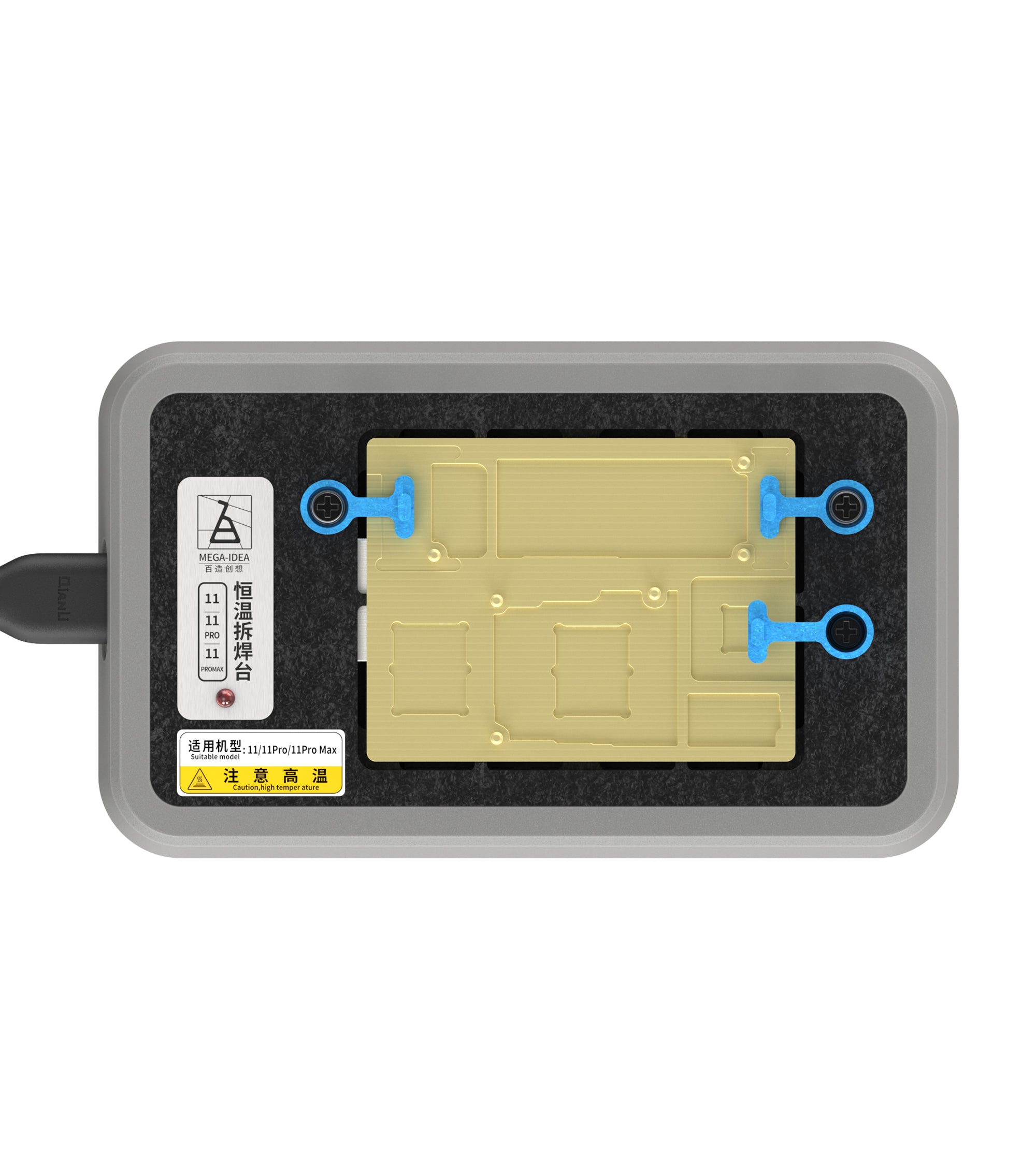 QIANLI MEGA-IDEA Preheater Soldering Plattform für Apple iPhone 11, iPhone 11 Pro, iPhone 11 Pro Max