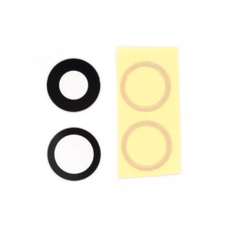Für Apple iPhone 12, iPhone 12 Mini Kameraglas Set Black OEM