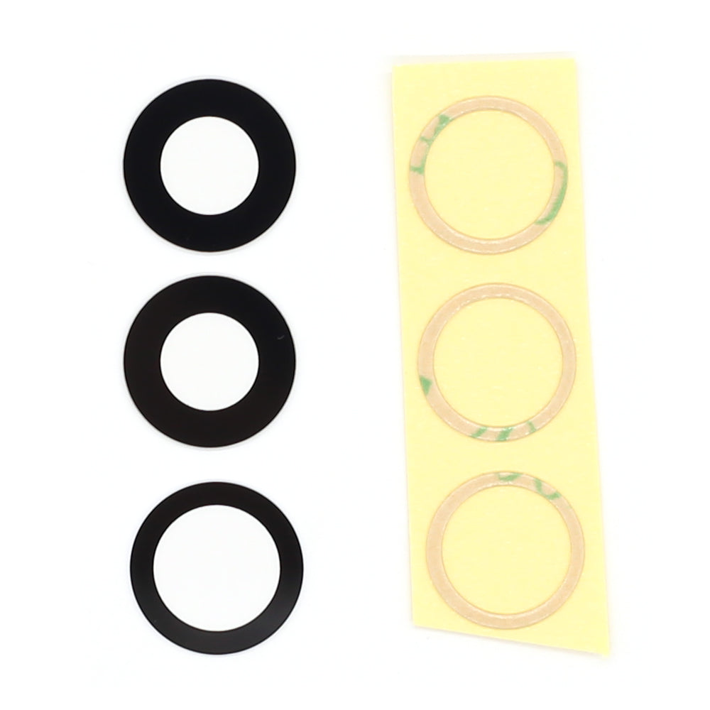 Für Apple iPhone 12 Pro Kameraglas Set Black OEM