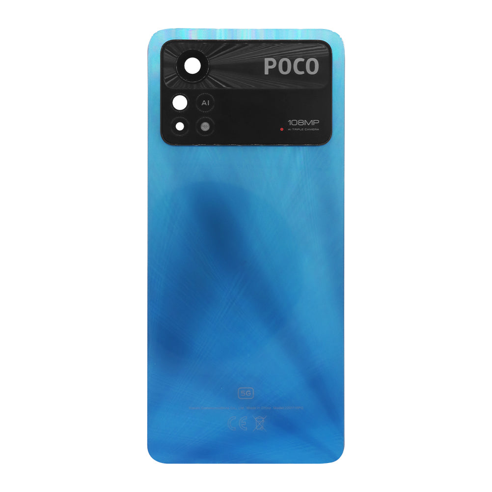 OEM Backcover für Xiaomi Poco X4 Pro 5G mit Kameraglas Farbe wählbar – Bild 5