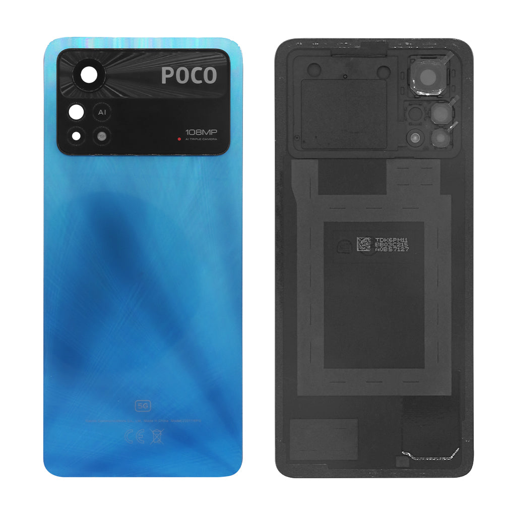 OEM Backcover für Xiaomi Poco X4 Pro 5G mit Kameraglas Farbe wählbar – Bild 7