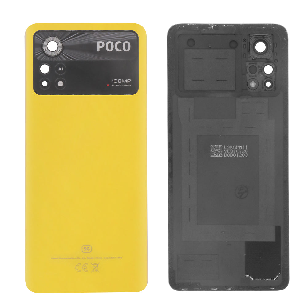 OEM Backcover für Xiaomi Poco X4 Pro 5G mit Kameraglas Farbe wählbar – Bild 4