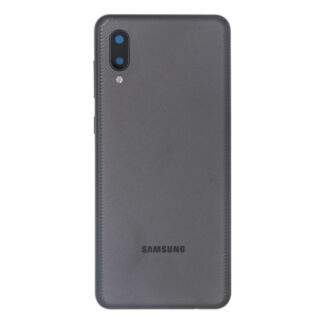 Samsung Galaxy A02 A022F Akkudeckel mit Linse Black OEM