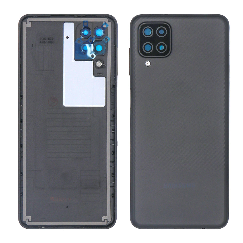 Samsung Galaxy A12 Nacho A127F Akkudeckel mit Linse Black OEM – Bild 3