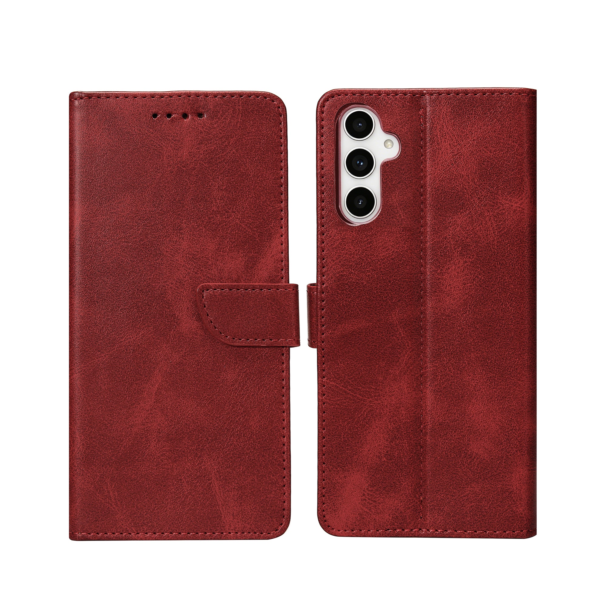 Rixus Buchhülle für Samsung Galaxy A54 5G Dark Red – Bild 3
