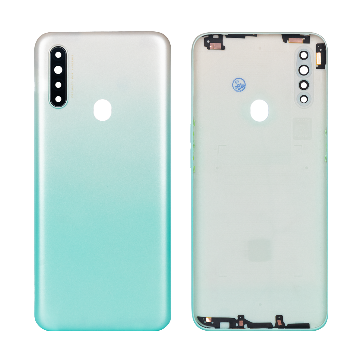 Oppo A31 Akkudeckel mit Linse Fantasy White OEM – Bild 3