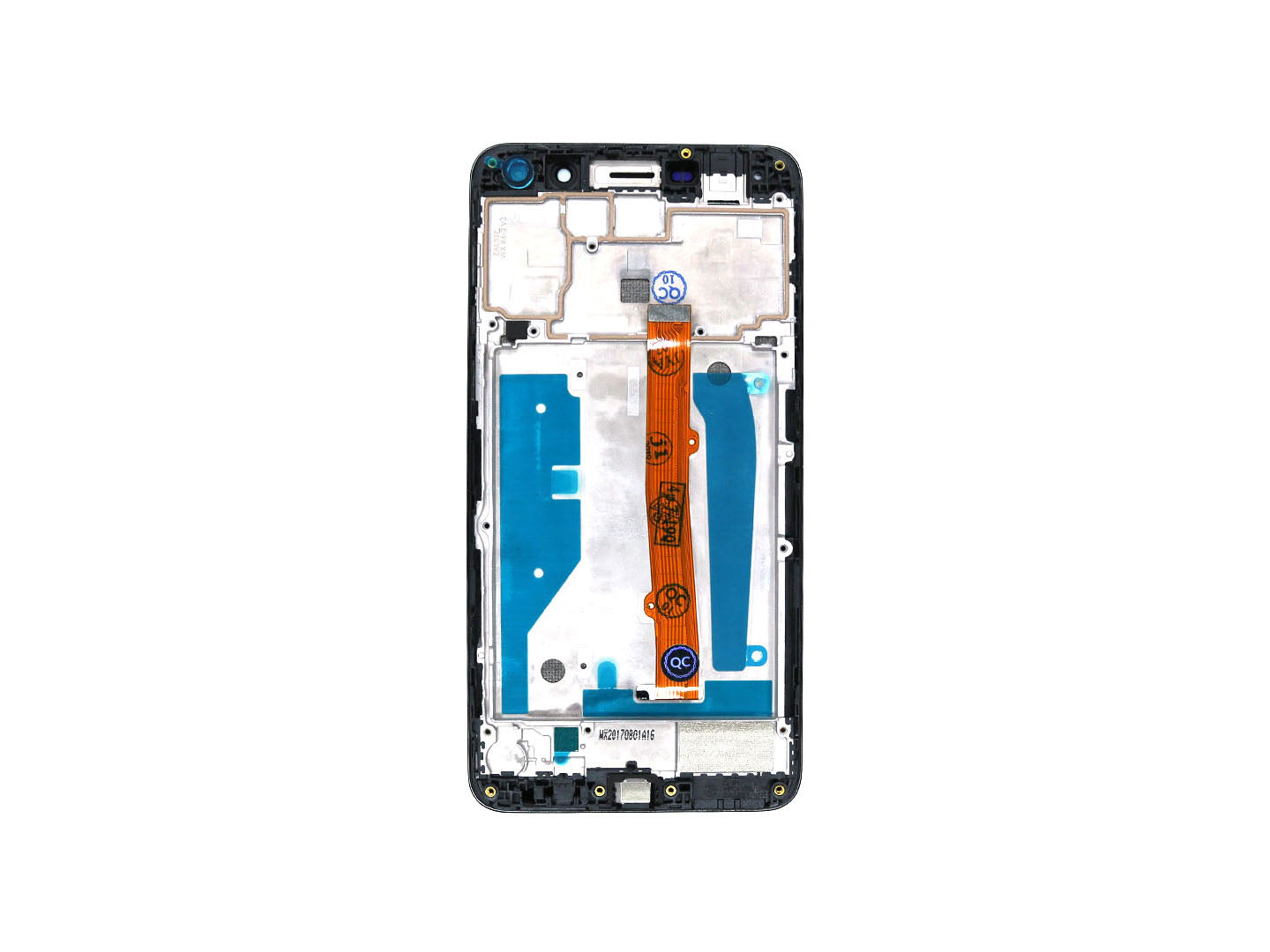 OEM Display für Huawei Y6 (2017) mit Rahmen Schwarz – Bild 3