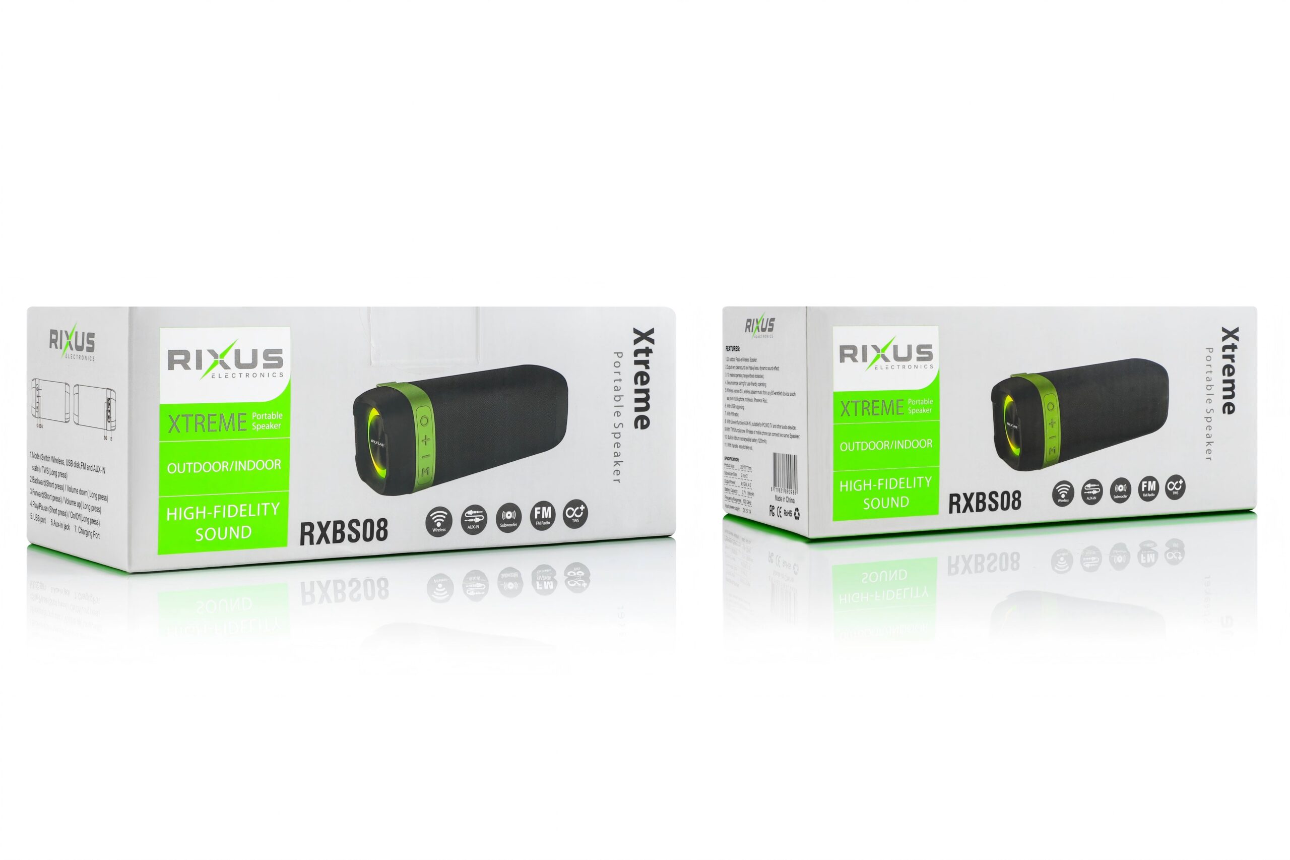 Rixus RXBS08 Portable Bluetooth Lautsprecher – Bild 6