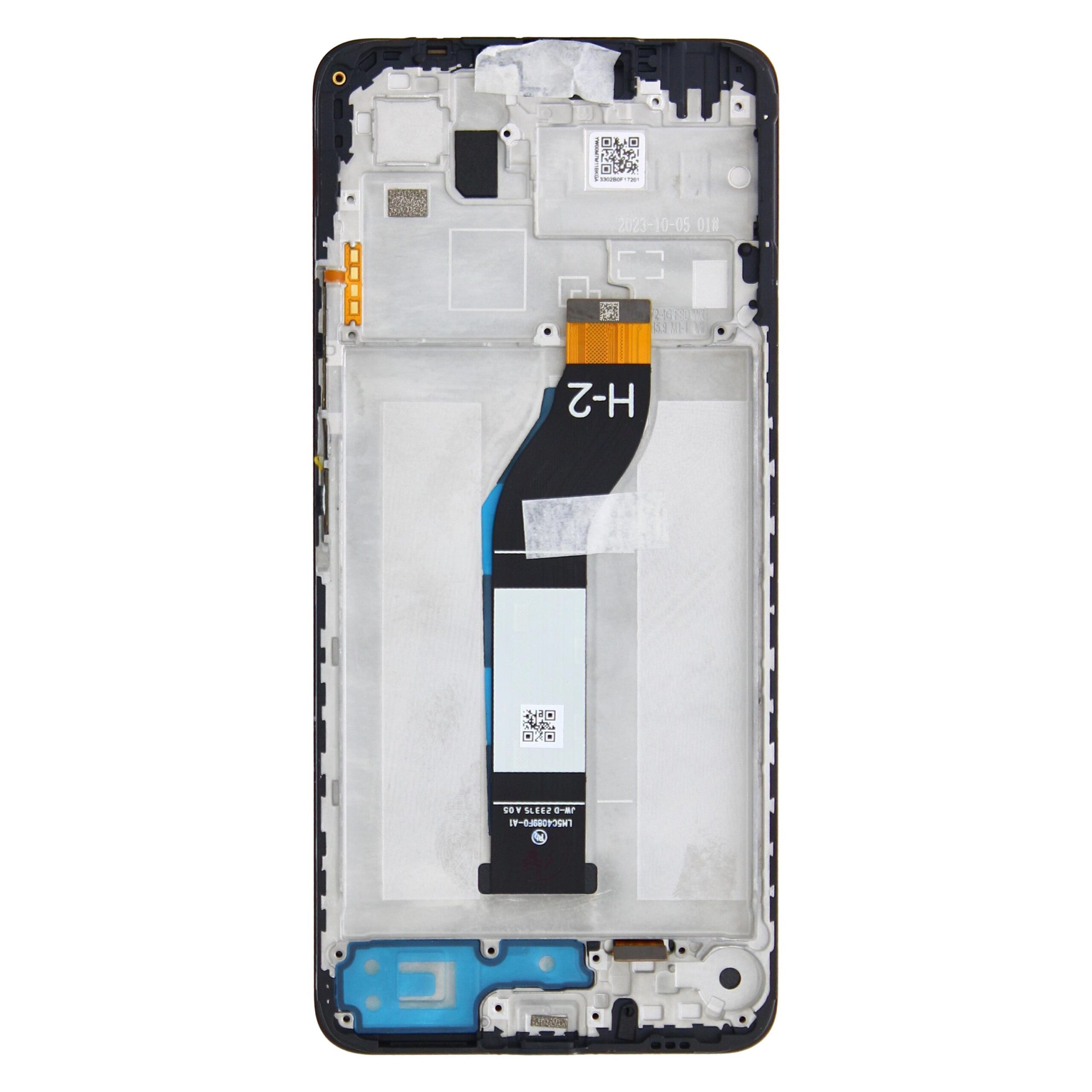 Xiaomi Redmi 13C 4G, Poco C65 Display und Touchscreen-Digitizer mit Rahmen Black Service Pack – Bild 2
